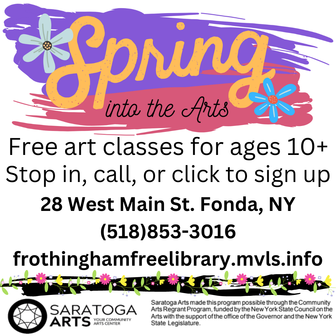 Spring into the Arts Free art classes for ages 10+