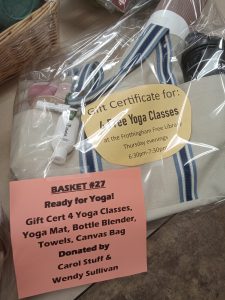 Ready for Yoga! Gift Cert 4 Yoga Classes, Yoga Mat, Bottle Blender, Towels, Canvas Bag