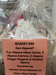 Got Alpaca? 2pr Alpaca Hiker Socks, 2 Alpaca Scarves, 2 Alpaca Finger Puppets and Stuffed Alpaca