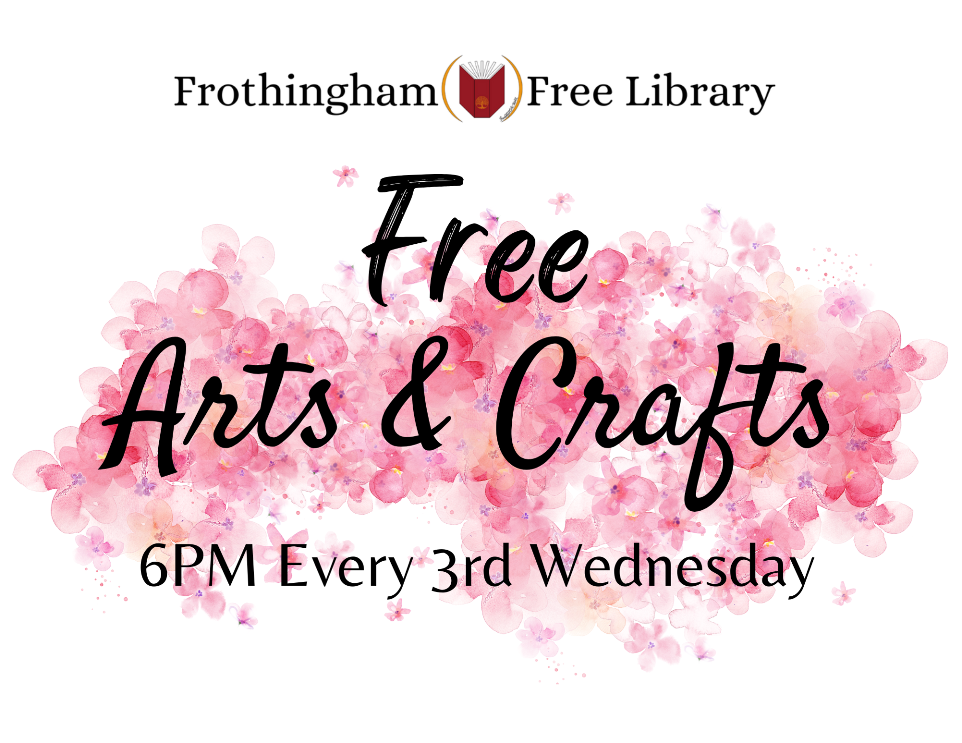 Free Arts & Crafts 6PM Every 3rd Wednesday